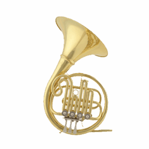 FH-8605 4 - Key Single - Row Bb French Horn, Lacquered Gold Finish