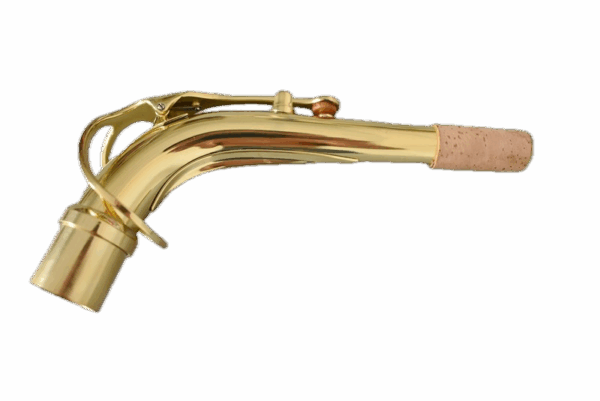 Alto Saxophone Neck  Eb Alto Neck Pipe Second Section Brass Material, 24.5mmSocket